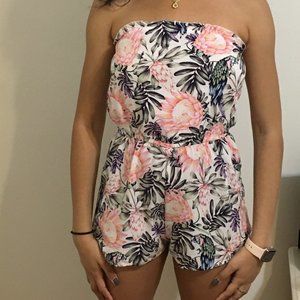 Floral Printed Romper